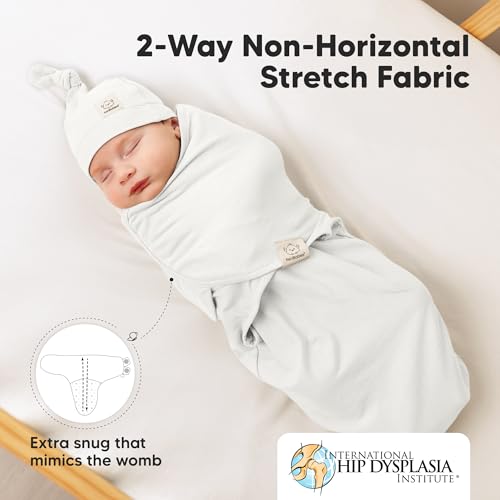 3pk Organic Swaddles for Newborns Girls