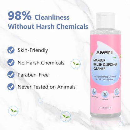 Makeup Brush & Sponge Cleaner Solution