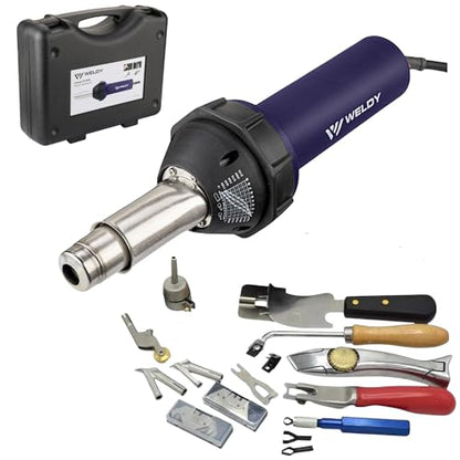 1600w Hot Air Torch Plastic Welding Gun Welder Pistol Flooring Tools Flooring Welding Kit