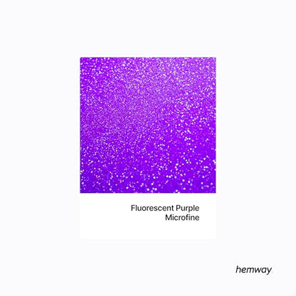 Craft Glitter Fluorescent Purple 100g Microfine Glitter