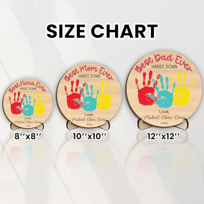 Personalized Hands Down Best Grandma Ever Handprint Kit with Non