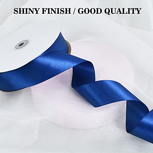 100 Yard Navy Blue Satin Ribbon 1 (300 Foot)