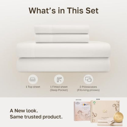 100% Organic Cotton King Sheets