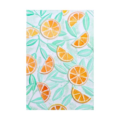 3D Embossing Folders Lemon Textured for Card Making