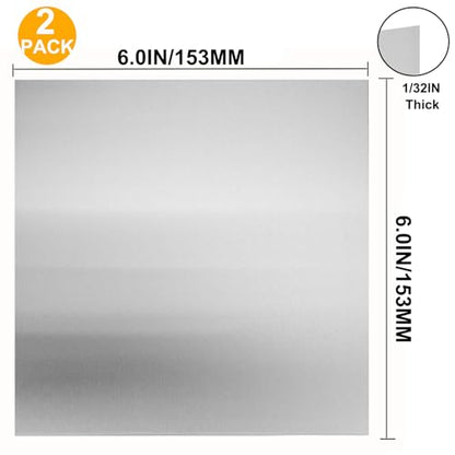 304 Stainless Steel Sheets Metal 12" x 12" x 1