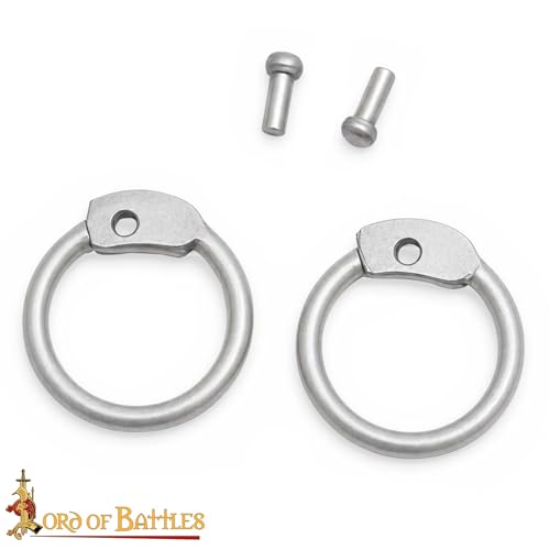 Aluminum Chainmail Rings 10 mm 16 Gauge Round Riveted