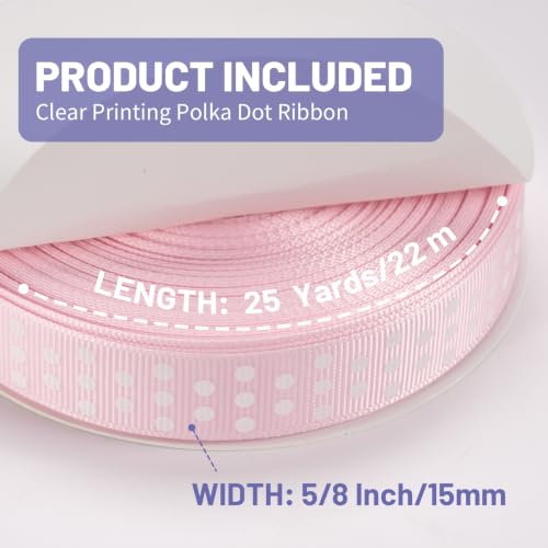 Polka Dot Grosgrain Ribbon 5