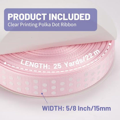 Polka Dot Grosgrain Ribbon 5