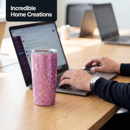Craft Glitter Shaker Pink Holographic 130g Ultrafine (4.6 Ounce)