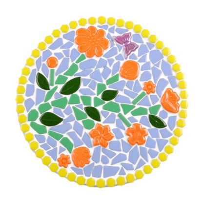 500g 1.1lb Random Color Irregular Ceramics Mosaic Tiles (16 Ounce)