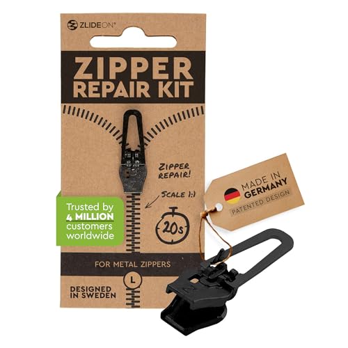 Zipper Repair Kit for Metal Zippers