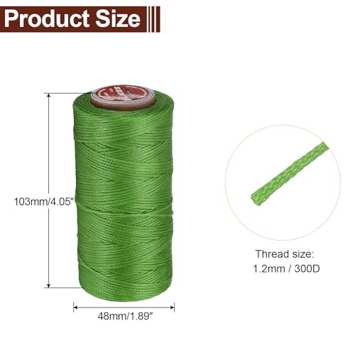 Flat Leather Sewing Waxed Thread