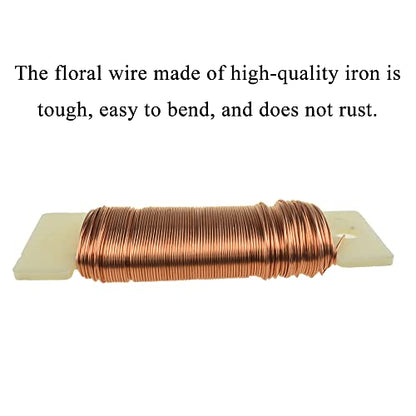 22Gauge Rose Gold Floral Wire