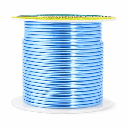 14 Gauge Vivid Sky Blue Anodized Aluminum Craft Wire