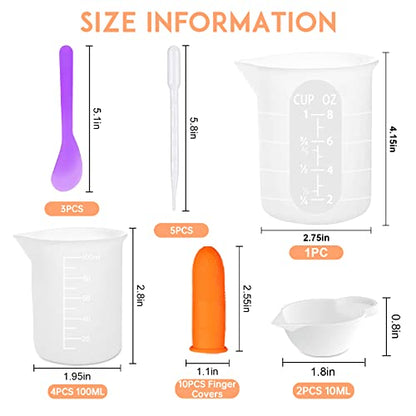 Silicone Resin Measuring Cups