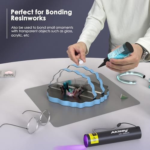 50g UV Resin Kit with Light for Bonding & Fast Curing in Seconds