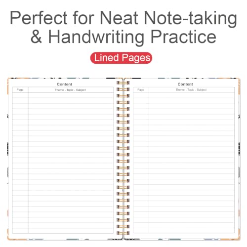 Lined Spiral Journal Notebook for Women & Men