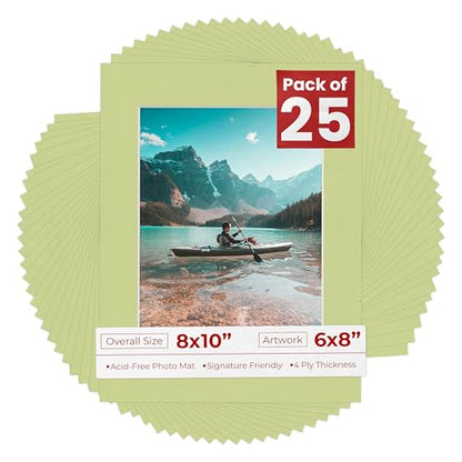 6x8 Mat for 8x10 Frame (25 Count)