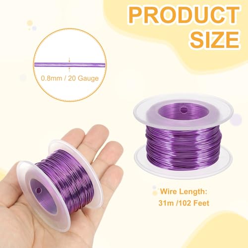 20 Gauge 0.8mm Anodized Aluminum Wire for Jewelry Craft Making
