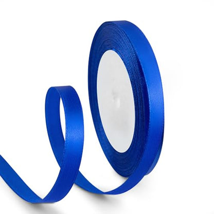 3 8 Inch 25 Yards Satin Ribbon Royal Blue (75 Foot)