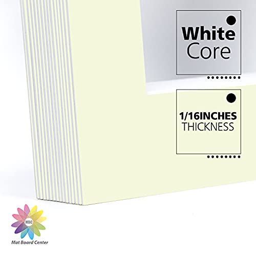 Mat Board Center 10 Pack 11x14 Photo Mats for 8x10 Picture (10 Count)