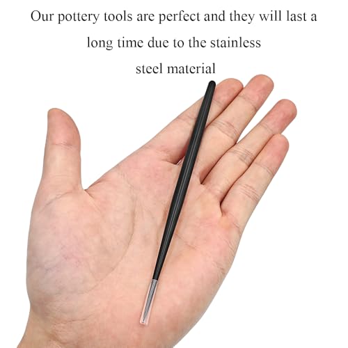 2 PCS Clay Needle Tools Sculpting Ceramics Modeling Carving Tools for Model Clay Supplies (2 Count)