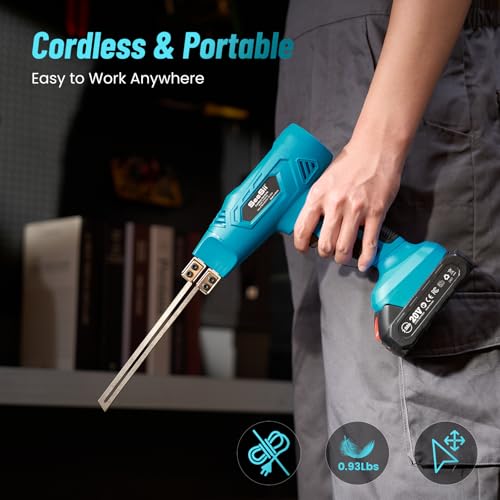 Cordless Foam Cutter with 2x21V 2000mAh Batteries