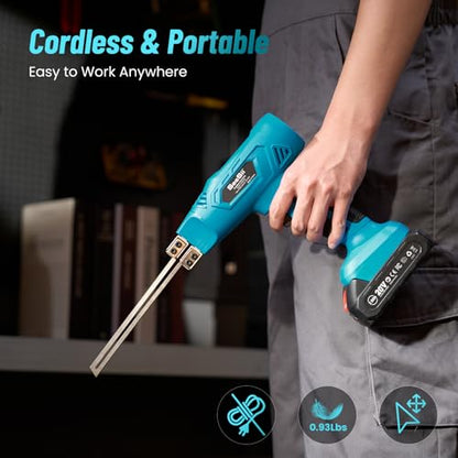 Cordless Foam Cutter with 2x21V 2000mAh Batteries