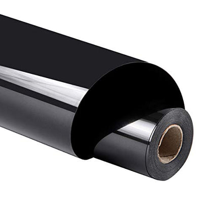 Black Heat Transfer Vinyl HTV Rolls (8 Foot)