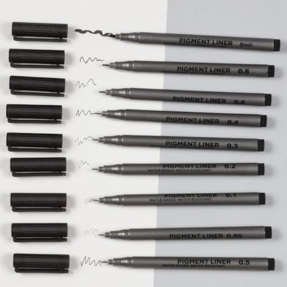 Calligraphy Brush Pens (9 Count)