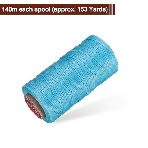 Flat Leather Sewing Waxed Thread