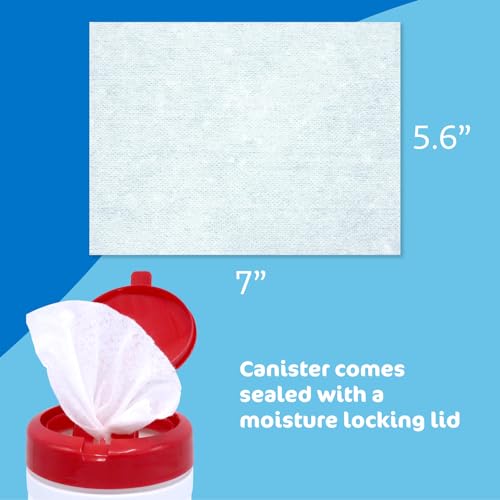 70% Isopropyl Alcohol Wipes [6 pack] (240 Count)