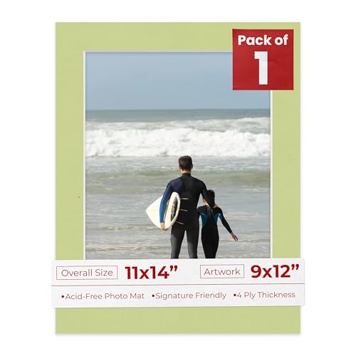 11x14 Mat Bevel Cut for 9x12 Photos