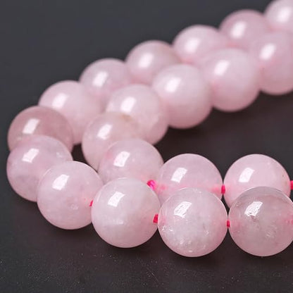 88pcs 4MM Natural Rose Quartz Stone Energy Healing Beads Round Loose Beads for Jewelry Making Bracelet Necklaces 1 Strands 16"