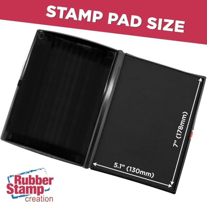 Large Premium Magenta Purple Ink Stamp Pad