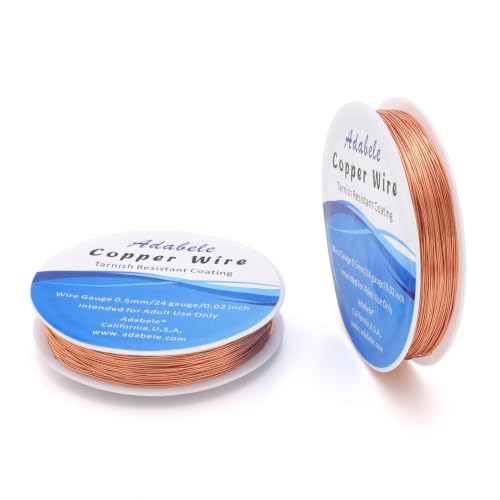 295 Feet Tarnish Resistant Jewelry Copper Wire 0.5mm