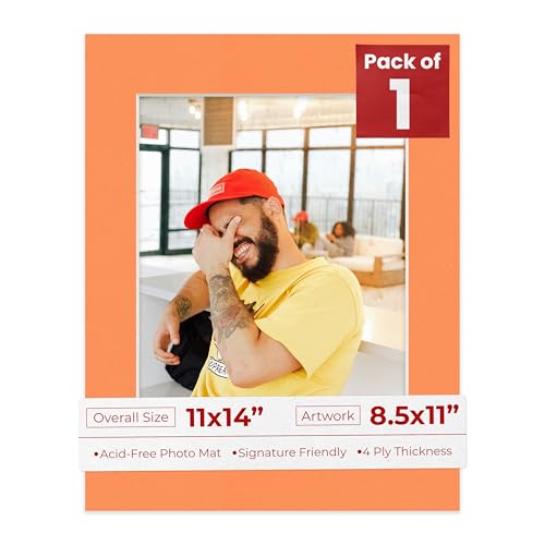 11x14 Mat for 8.5x11 Photo