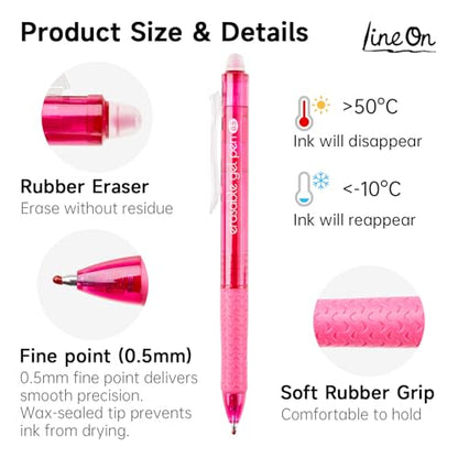Erasable Gel Pens (15 Count)