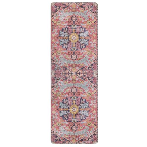 Reine Bohemian Floral Medallion Runner Rug