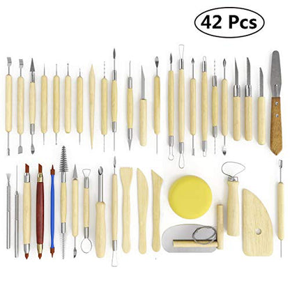 42 Pcs Polymer Clay Tools