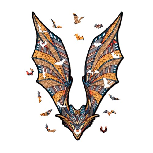 Bat Wooden Jigsaw Puzzle