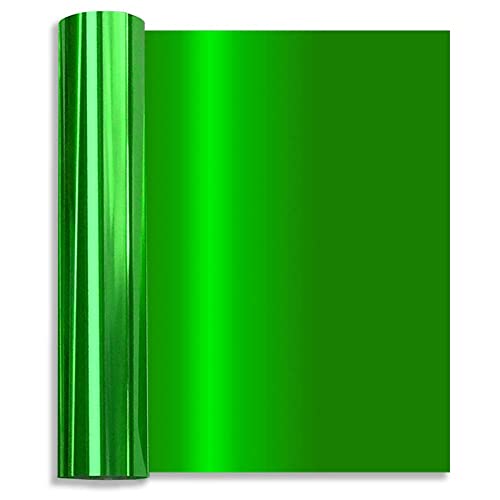 Green Foil HTV Metallic Heat Transfer Vinyl Roll 12" x 6FT for All Cutter Machine