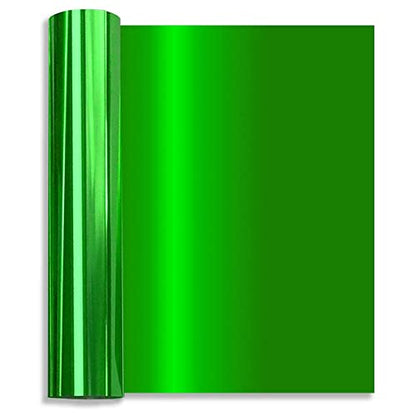 Green Foil HTV Metallic Heat Transfer Vinyl Roll 12" x 6FT for All Cutter Machine