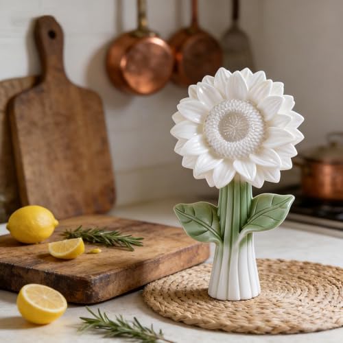 2PCS 3D Sunflower Candle Silicone Mold for Candle DIY Soap Resin Craft