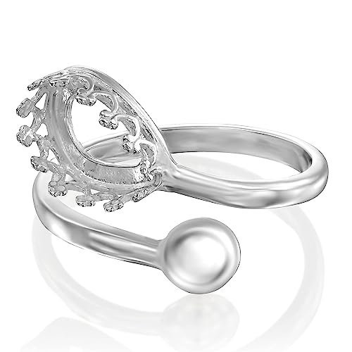 925 Sterling Silver Ring Blanks (2 Count)