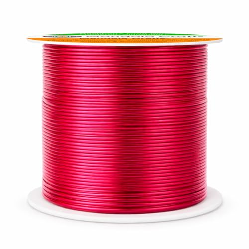 22 Gauge Raspberry Anodized Aluminum Craft Wire