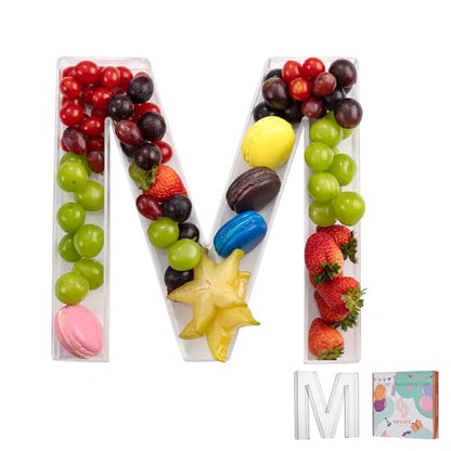 11" Clear Acrylic Letter & Number Charcuterie Tray