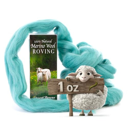Merino Wool Roving (2.28 Foot)