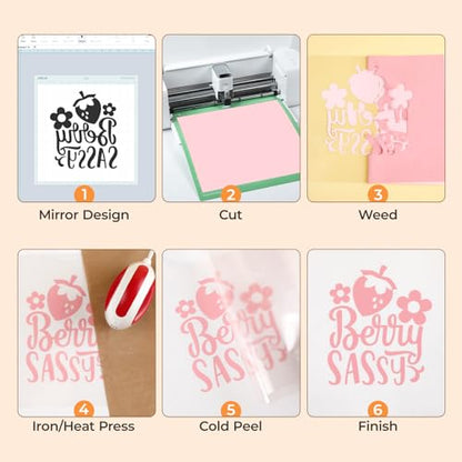 Baby Pink Heat Transfer Vinyl