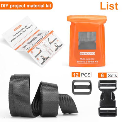Heavy Duty Buckles and Strap Set 1